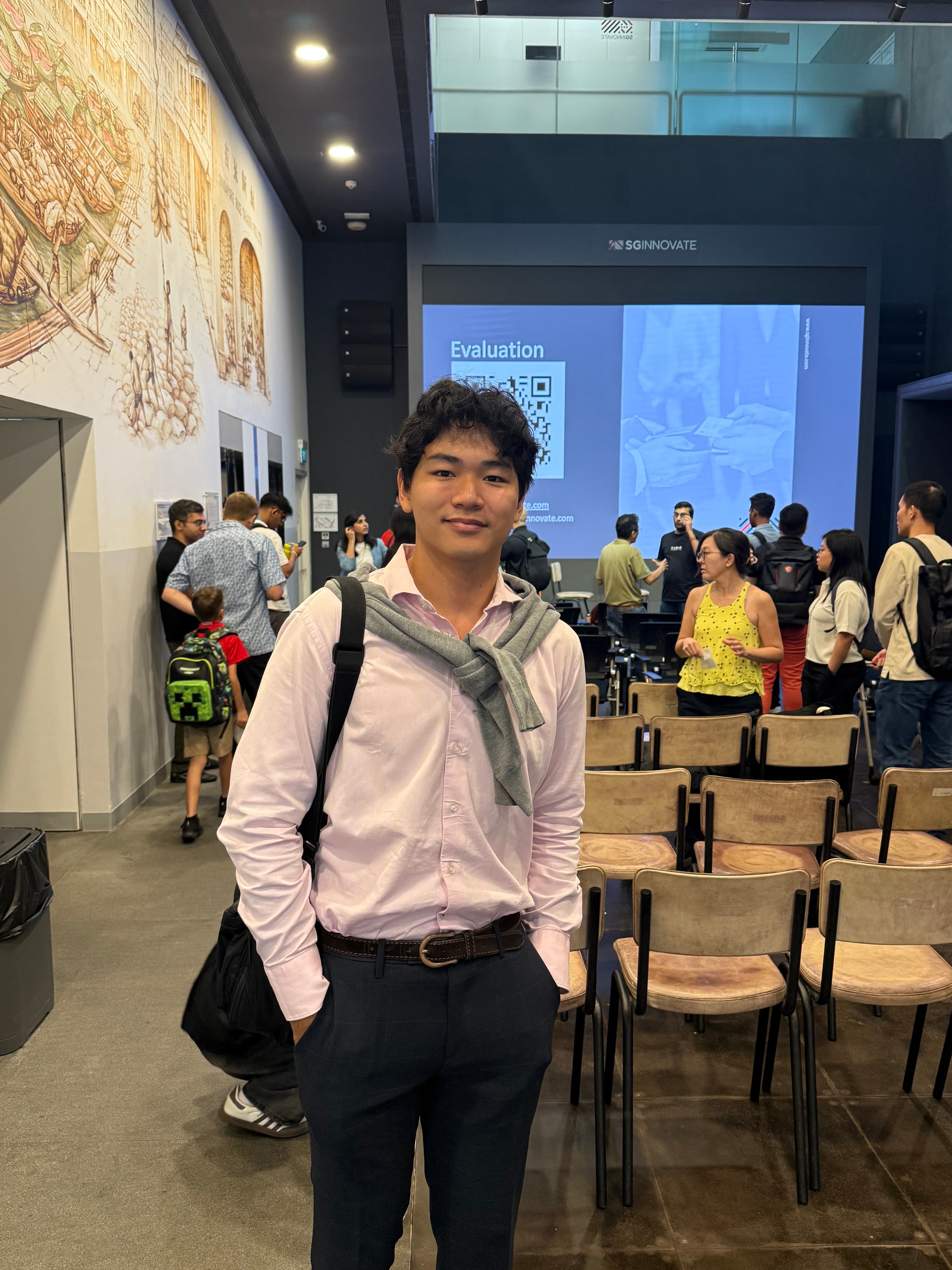 Zhen Wei Yap at SGInnovate × NRP “Beam There, Bot”